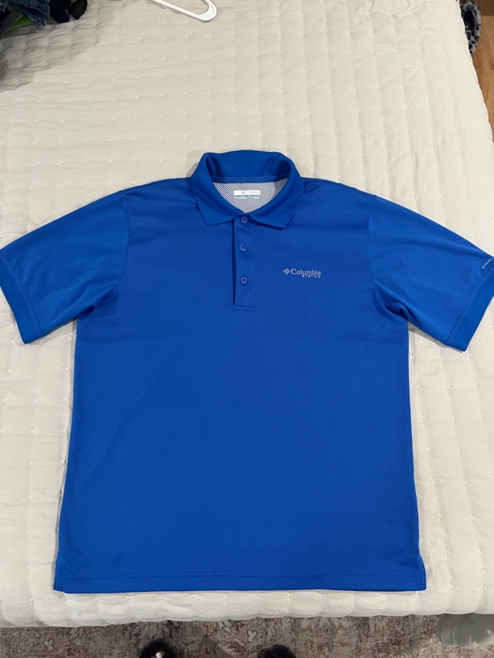 Columbia Royal Blue Men's Short-Sleeve Polo